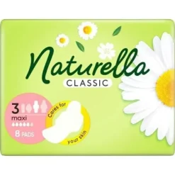 NATURELLA Classic Podpaski Maxi ze skrzydełkami 1 op.-8 sztuk