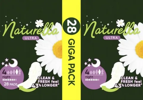 NATURELLA ULTRA PODPASKI HIGIENICZNE ZE SKRZYDEŁKAMI NIGHT 28 SZT