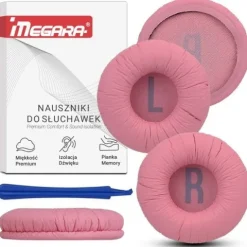 Nauszniki Gąbki Pady do JBL JUNIOR JR300 BT JR310BT L+R Różowe