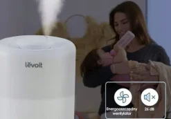 Nawilżacz powietrza Levoit Dual 200S Pro kolorowe LED smart dyfuzor 220ml/h