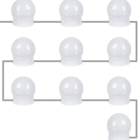 ND12_15926 Lampki LED na lustro/ do toaletki- 10szt. 5900779940819