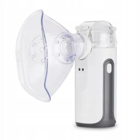 NEBULIZATOR SIATECZKOWY INHALATOR PRZENOŚNY CICHY DLA DZIECI I DOROSŁYCH
