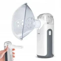 NEBULIZATOR SIATECZKOWY INHALATOR PRZENOŚNY CICHY DLA DZIECI I DOROSŁYCH