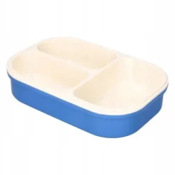 ŚNIADANIÓWKA LUNCHBOX 3 PRZEGRÓDKI SZTUĆCE LUNCH BOX POJEMNIK ŚNIADANIE