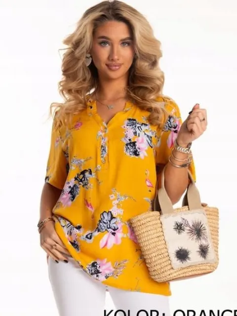 Niesamowita BLUZKA Koszulowa KOSZULA Plus Size Dużo Kolorów Rozmiarów