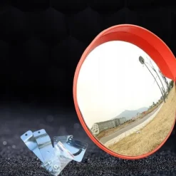 NIETŁUKĄCE LUSTRO WYJAZDOWE MAGAZYNOWE DROGOWE 60CM 600MM SFERYCZNE LUSTRO