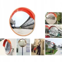 NIETŁUKĄCE LUSTRO WYJAZDOWE MAGAZYNOWE DROGOWE 60CM 600MM SFERYCZNE LUSTRO