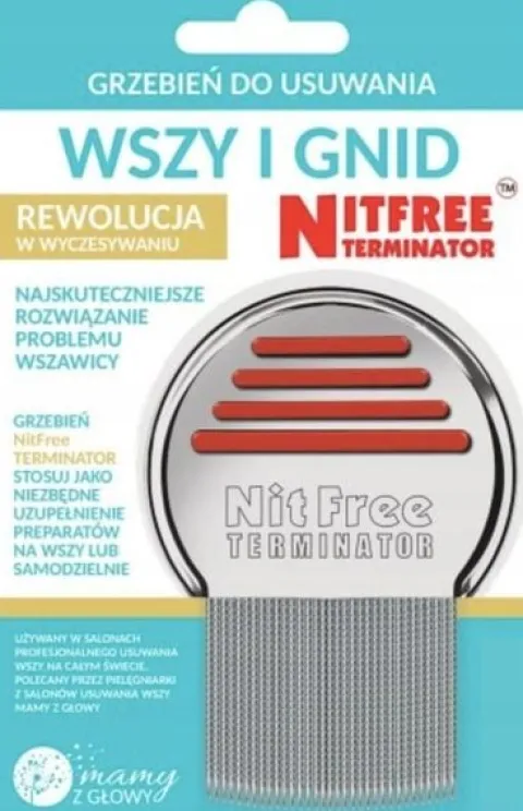 NitFree Terminator PROFESJONALNY grzebień na WSZY