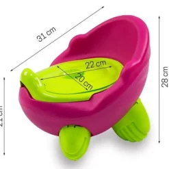 Nocnik tradycyjny plastikowy dla dziecka toaleta kibelek wc różowy UC82302-1