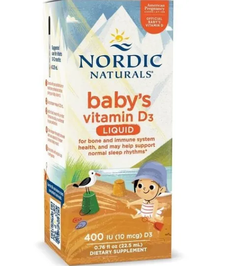 NORDIC NATURALS Baby's Vitamin D3 400 IU (22,5 ml)