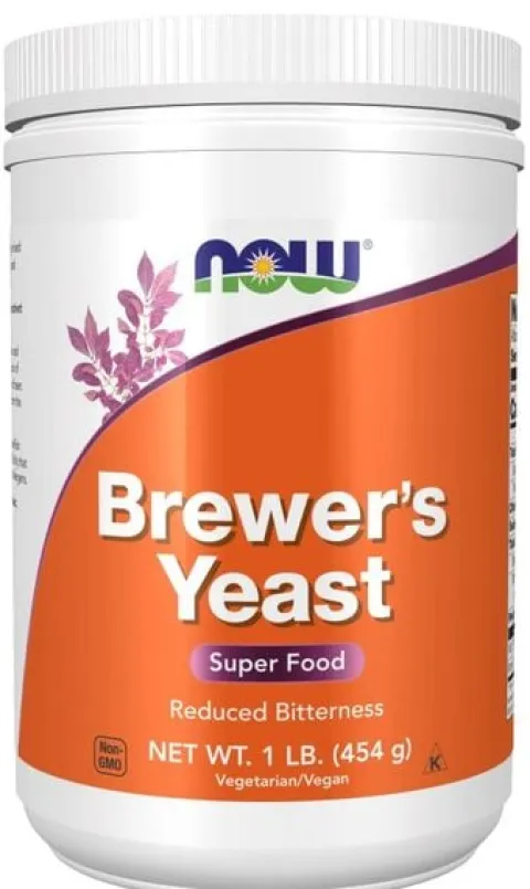 NOW FOODS Brewer's Yeast - Drożdze Piwowarskie 650 mg (454 g)