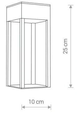 Nowodvorski Kinkiet zewnętrzny IP54 STRUCTURE LED