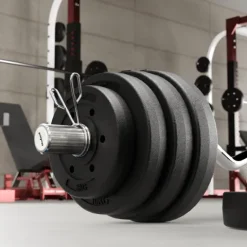 Obciążenie bitumiczne olimpijskie zestaw 4x5kg otwór 51mm do sztang Rebel