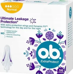 O.B. ExtraProtect Normal TAMPONY 56 sztuki