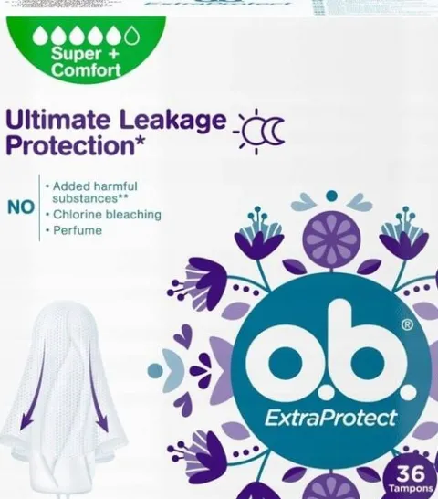 O.B. Extra Protect Super Plus Comfort Tampony 36 sztuk