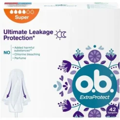 o.b. Extra Protect Super tampony 42 sztuki