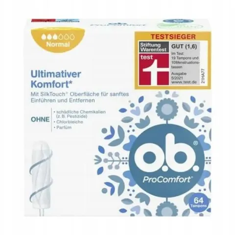 O.b. ProComfort Normal Tampony 64 sztuki