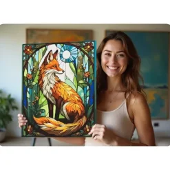 Obraz do malowania po numerach 40x50 cm Massido Lisek