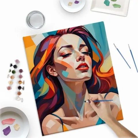 Obraz do malowania po numerach 40x50 cm Massido Portret kobiety