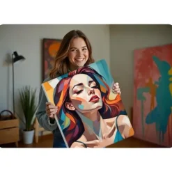 Obraz do malowania po numerach 40x50 cm Massido Portret kobiety