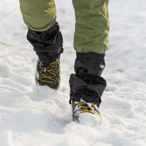 Ochraniacze na buty wodoodporne stuptuty trekkingowe uniwersalne 2 szt. czarne