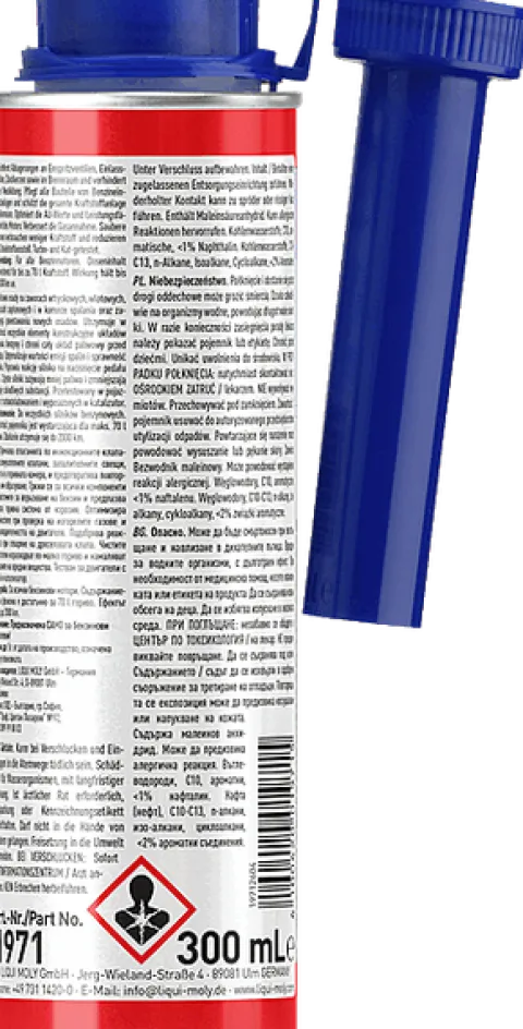 Oczyszczacz Układu Wtrysku Benzyny Dodatek do Paliwa 300ml LIQUI MOLY