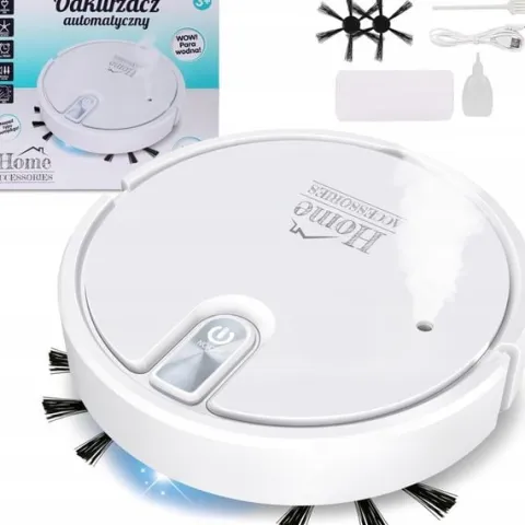ODKURZACZ DLA DZIECI ROBOT SPRZĄTAJĄCY Z PARĄ WODNĄ dźwięk ODKURZA JEŻDŻĄCY