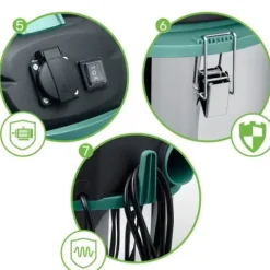Odkurzacz przemysłowy 30L 1600W HM-402