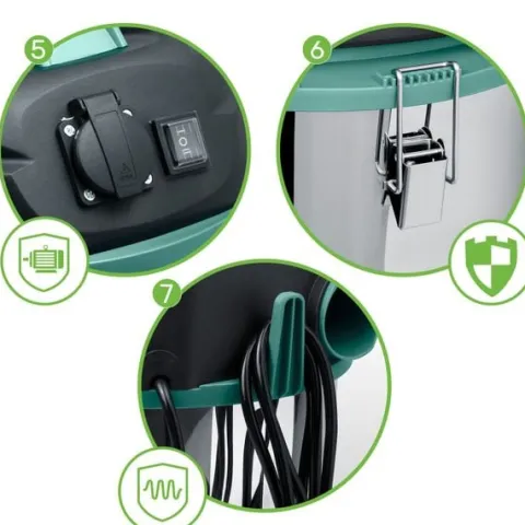Odkurzacz przemysłowy 30L 1600W HM-402