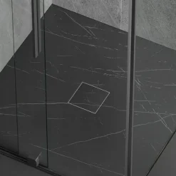 ODPŁYW LINIOWY KWADRATOWY 15x15 CM INOX OBROTOWY NISKI SYFON 360 DL07 FIX