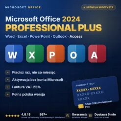 Office 2024 Professional Plus PL | Klucz aktywacyjny | Faktura VAT