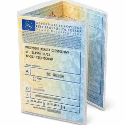 OKŁADKA ETUI NA DOWÓD REJESTRACYJNY PRZEZROCZYSTA CASE