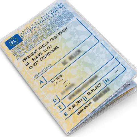 OKŁADKA ETUI NA DOWÓD REJESTRACYJNY PRZEZROCZYSTA CASE
