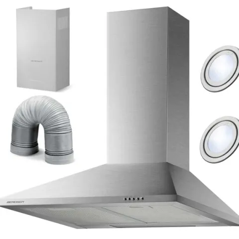 Okap kuchenny kominowy 60 cm Berdsen BT-213 INOX