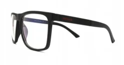 OKULARY DO KOMPUTERA Z FILTREM BLUE LIGHT ZERÓWKI Męskie Etui Ściereczka