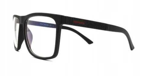 OKULARY DO KOMPUTERA Z FILTREM BLUE LIGHT ZERÓWKI Męskie Etui Ściereczka