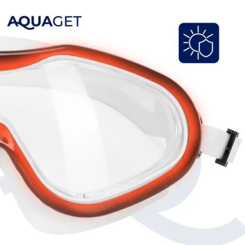 Okulary do pływania na basen okularki pływackie anti-fog UV gogle z zatyczkami do uszu i nosa