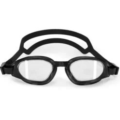 Okulary do pływania z zatyczkami do uszu, nosa zestaw okularki na basen UV Anti-fog