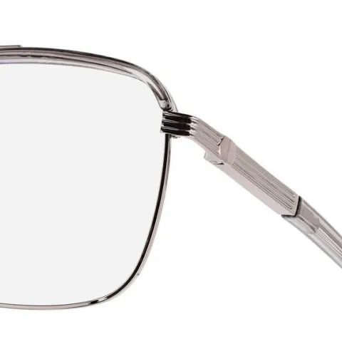 Okulary pilotki zerówki z filtrem Blue Light 25177E szary/srebrny