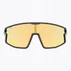 Okulary przeciwsłoneczne dziecięce UVEX Skyryse Jr black/yellow matt/mirror