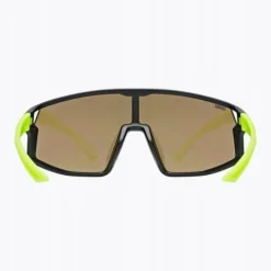Okulary przeciwsłoneczne dziecięce UVEX Skyryse Jr black/yellow matt/mirror