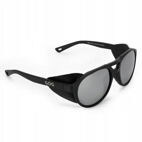 Okulary przeciwsłoneczne GOG Nanga matt black/silver mirror OS