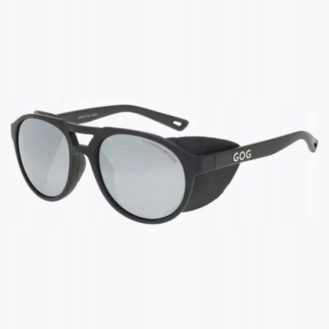 Okulary przeciwsłoneczne GOG Nanga matt black/silver mirror OS