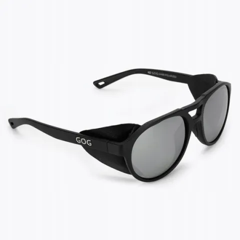 Okulary przeciwsłoneczne GOG Nanga matt black/silver mirror OS