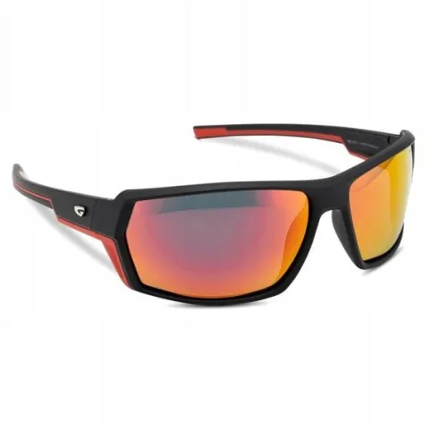 Okulary przeciwsłoneczne GOG Mistral matt black/red/polychromatic red OS