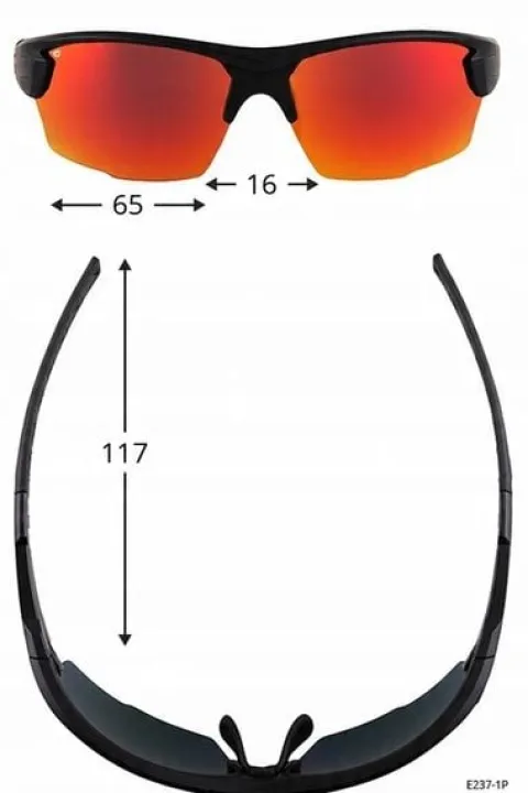 Okulary przeciwsłoneczne GOG JIL black (E237-1P) S3