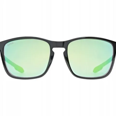 Okulary Przeciwsłoneczne Lifestyle UVEX LGL 52 Black - Mirror Green S3