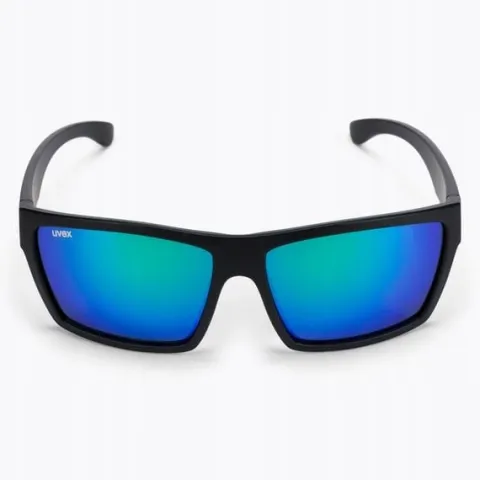 Okulary przeciwsłoneczne UVEX Lgl 29 black mat/mirror green OS