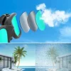 Okulary Pływackie na Basen ANTI-FOG Gogle POLARYZACJA Filtr UV + ZATYCZKI