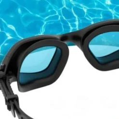 Okulary Pływackie na Basen ANTI-FOG Gogle POLARYZACJA Filtr UV + ZATYCZKI